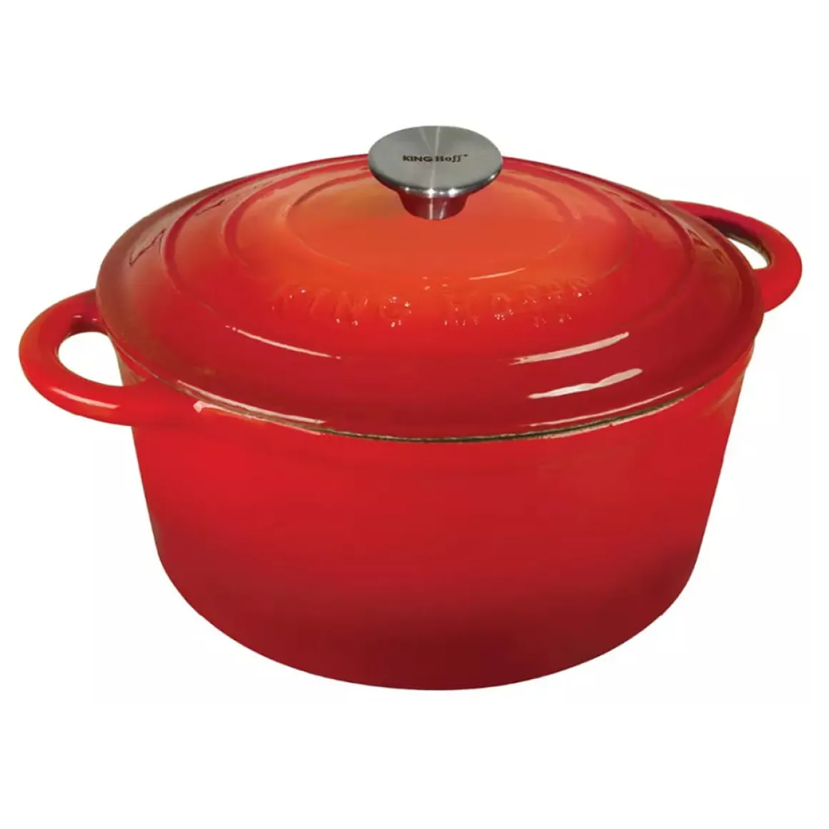 EMALIOWANY GARNEK ŻELIWNY 21cm KINGHOFF KH-1614