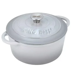 EMALIOWANY GARNEK ŻELIWNY 21cm KINGHOFF KH-1520