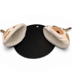 EMALIOWANY GARNEK ŻELIWNY 22cm 3L HAGE OLIWKOWY