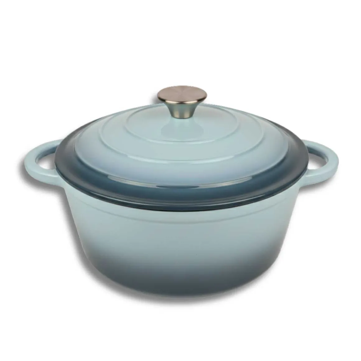 EMALIOWANY GARNEK ŻELIWNY 26cm 5L HAGE SEA SALT