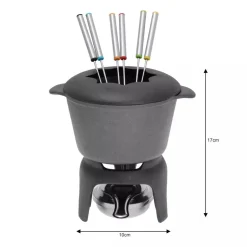 FONDUE ŻELIWNE ZESTAW DLA 6 OSÓB KINGHOFF KH-1195