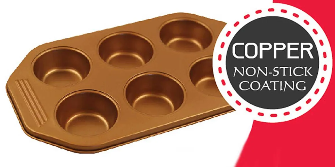FORMA BLACHA DO PIECZENIA 6 MUFFINEK KLAUSBERG KB-7375