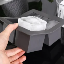 FORMA SILIKONOWA NA 4 KOSTKI LODOWE BARMAŃSKIE XXL DO DRINKÓW 259654