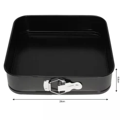 FORMA TORTOWNICA KWADRATOWA 28cm KINGHOFF KH-1541