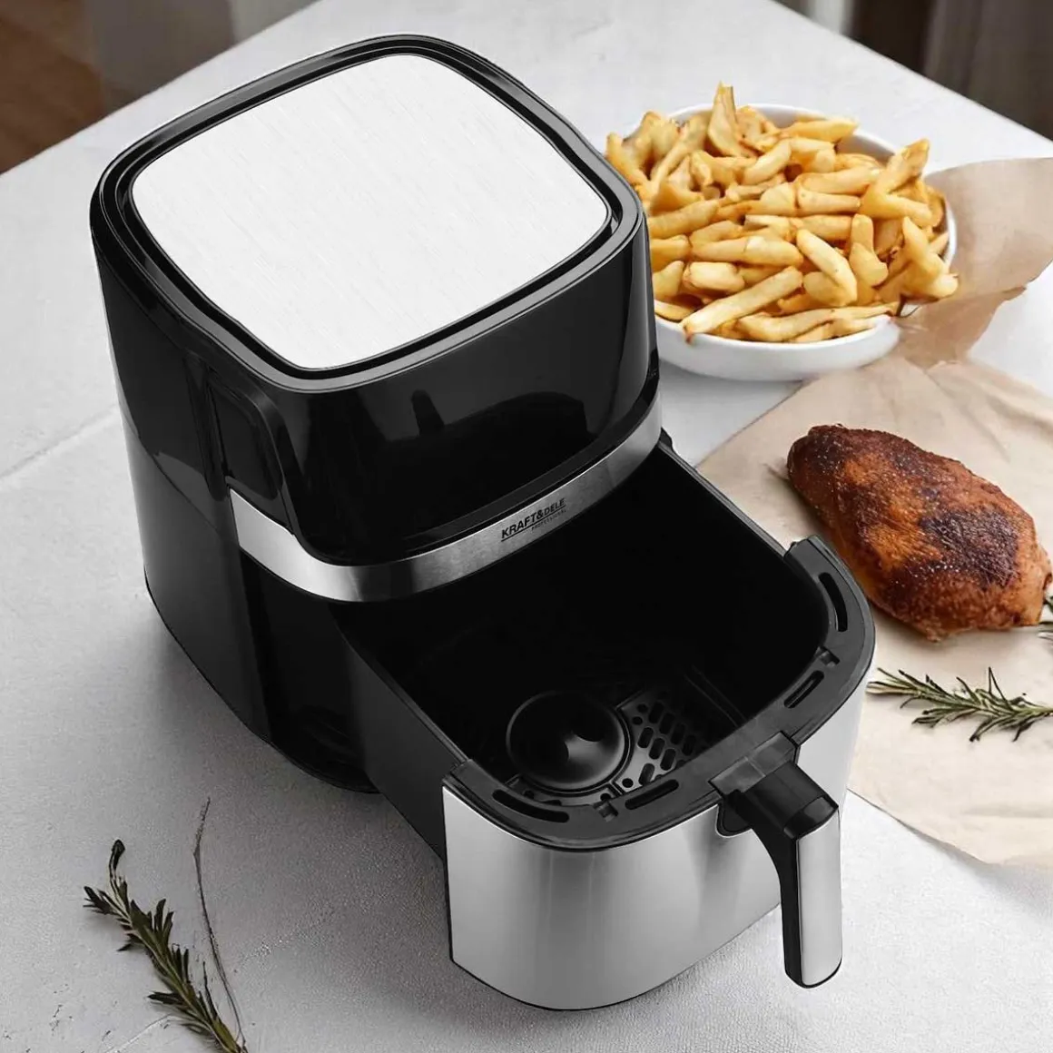 FRYTOWNICA BEZTŁUSZCZOWA 8L KRAFT&DELE 1850W KD-4101