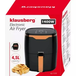 FRYTOWNICA BEZTŁUSZCZOWA 1400W 4,5L KLAUSBERG KB-7599