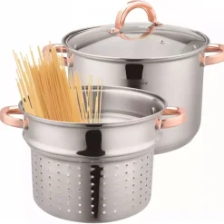 GARNEK 24cm 7,5L DO GOTOWANIA MAKARONU KLAUSBERG KB-7739
