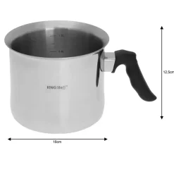 GARNEK DO MLEKA 1,5L Z GWIZDKIEM I POKRYWĄ KINGHOFF KH-3111