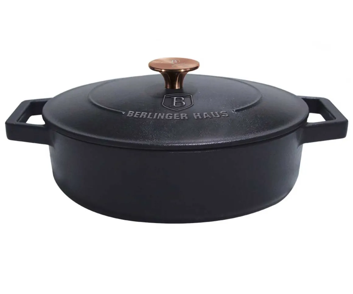 GARNEK ŻELIWNY 26cm 2,6L BERLINGER HAUS BH-6493