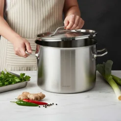 GARNEK GASTRONOMICZNY Z POKRYWĄ STALOWĄ Ø55cm 83L KINGHOFF KH-2029