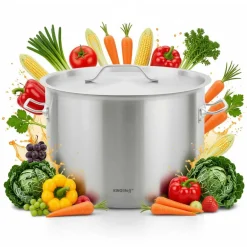 GARNEK GASTRONOMICZNY Z POKRYWĄ STALOWĄ Ø55cm 83L KINGHOFF KH-2029