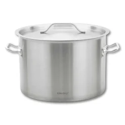 GARNEK GASTRONOMICZNY Z POKRYWĄ STALOWĄ Ø36cm 24L KINGHOFF KH-2024