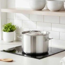 GARNEK GASTRONOMICZNY Z POKRYWĄ STALOWĄ Ø36cm 24L KINGHOFF KH-2024