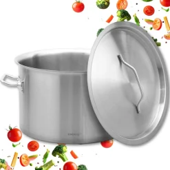 GARNEK GASTRONOMICZNY Z POKRYWĄ STALOWĄ Ø32cm 17L KINGHOFF KH-2023