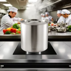 GARNEK GASTRONOMICZNY Z POKRYWĄ STALOWĄ 36L KINGHOFF KH-1965