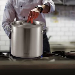 GARNEK GASTRONOMICZNY Z POKRYWĄ STALOWĄ 21L KINGHOFF KH-1962