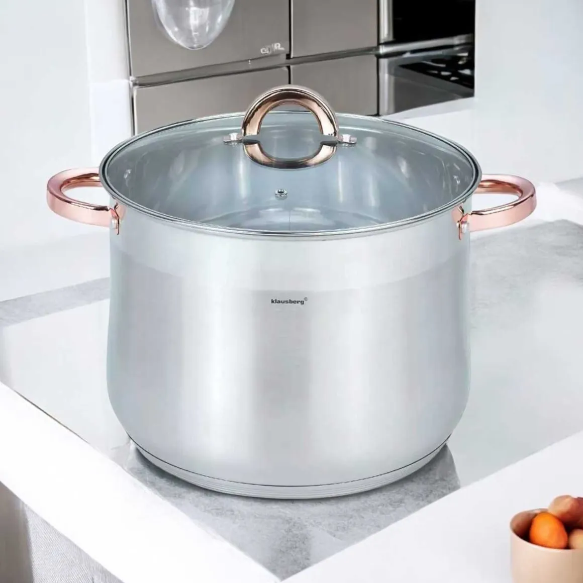 GARNEK GASTRO Z POKRYWĄ 22cm 7L KLAUSBERG KB-7792
