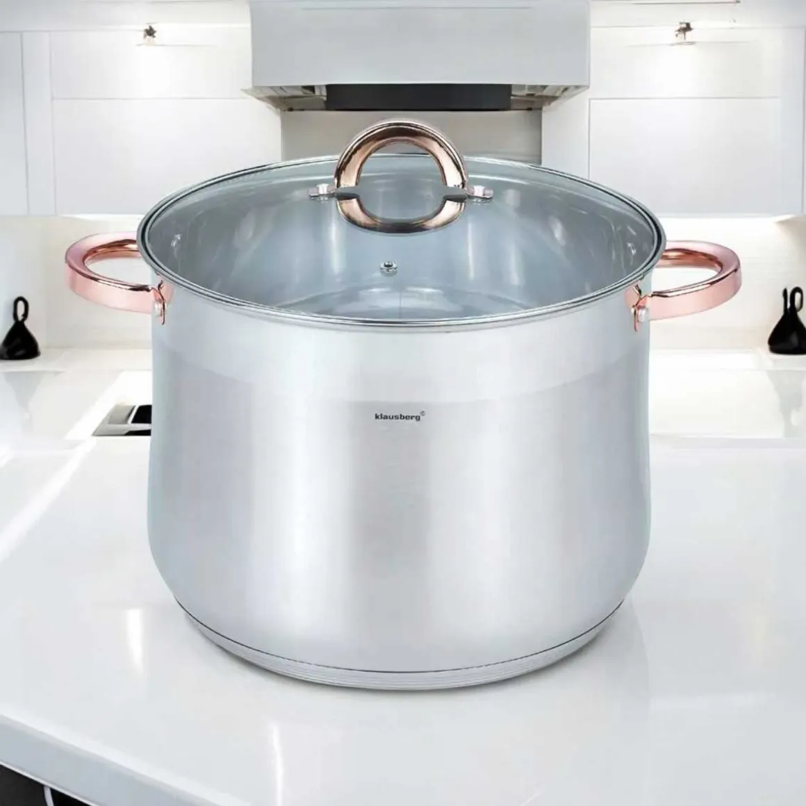 GARNEK GASTRO Z POKRYWĄ 28cm 13L KLAUSBERG KB-7795