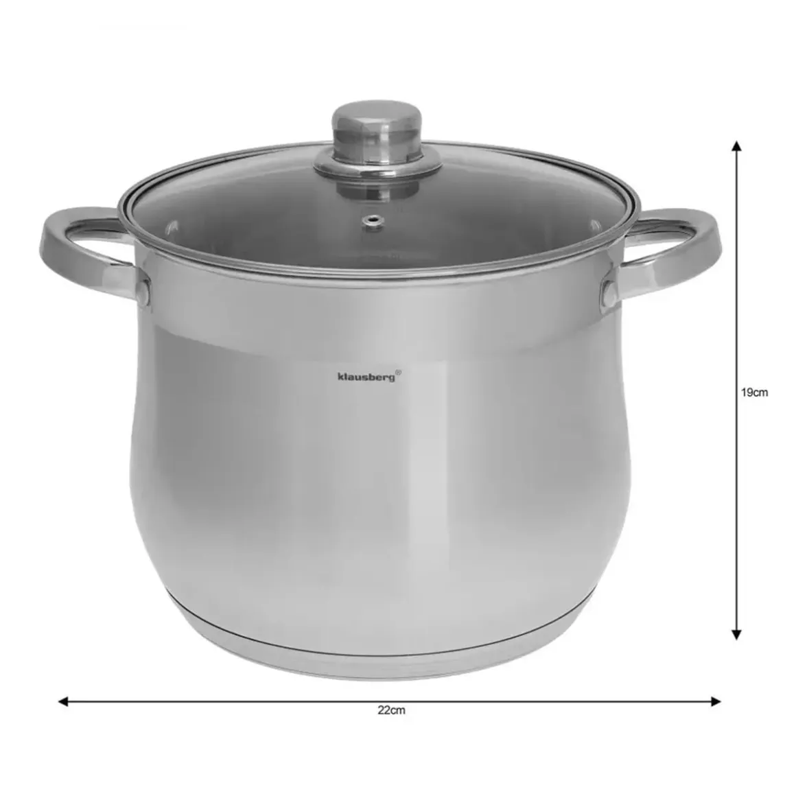 GARNEK GASTRO Z POKRYWĄ KLAUSBERG 7L KB-7162
