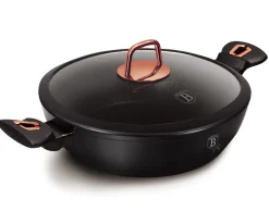 GARNEK GRANITOWY 28cm BERLINGERHAUS BLACK ROSE BH-1640