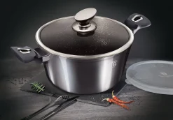 GARNEK GRANITOWY 28cm BERLINGERHAUS BH-6894 CARBON PRO