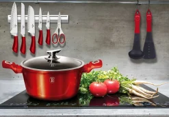 GARNEK GRANITOWY 30cm BERLINGERHAUS BURGUNDY METALLIC BH-6192