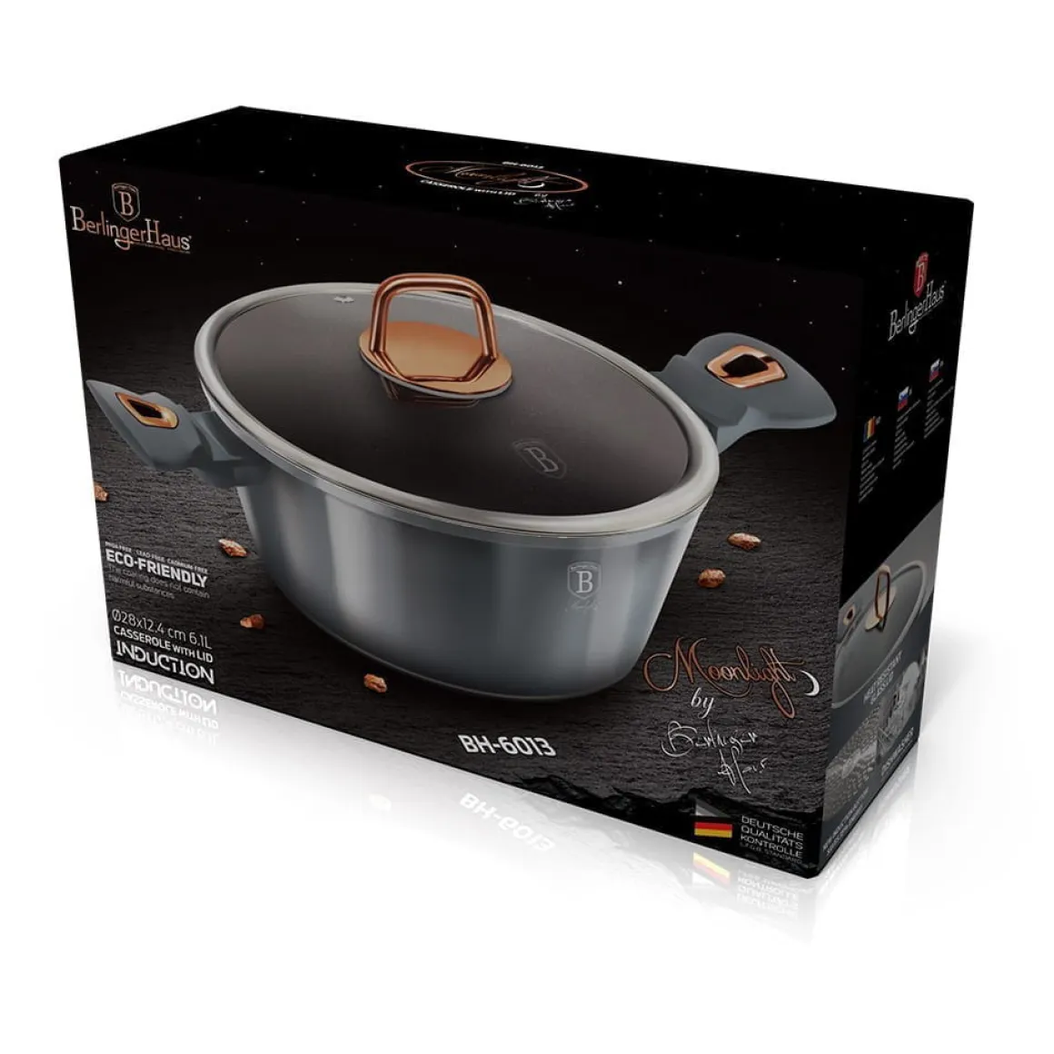 GARNEK GRANITOWY 28cm BERLINGERHAUS BH-6013 MOONLIGHT