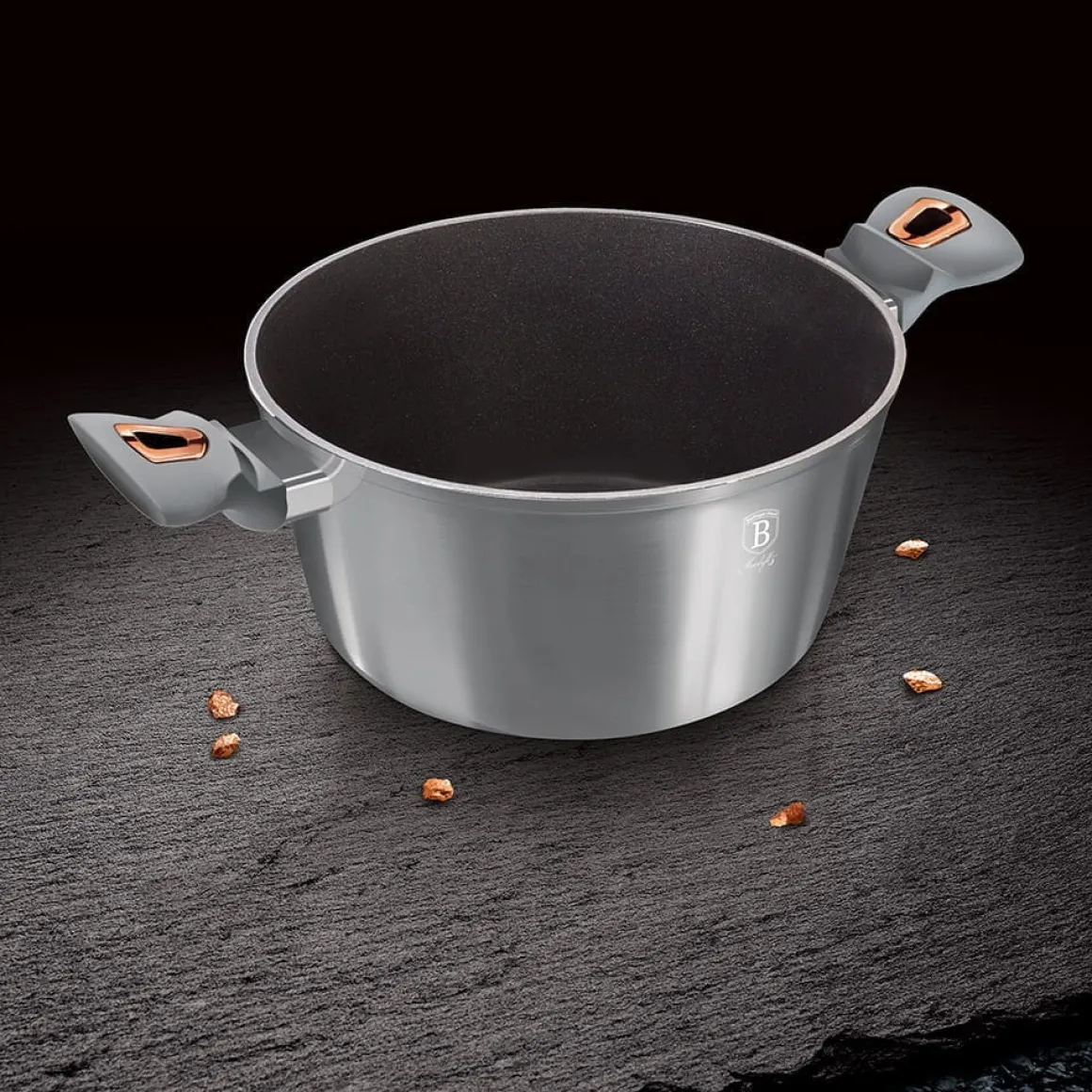 GARNEK GRANITOWY 28cm BERLINGERHAUS BH-6013 MOONLIGHT