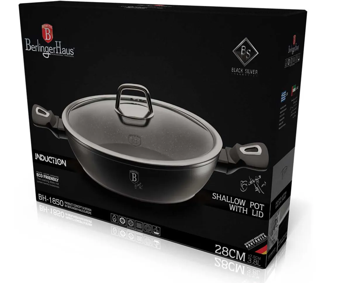 GARNEK GRANITOWY 28cm BERLINGERHAUS BH-1850