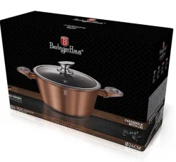 GARNEK GRANITOWY 24cm BERLINGERHAUS ROSE GOLD BH-1515