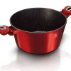 GARNEK GRANITOWY 20cm BERLINGERHAUS RED METALLIC LINE BH-1256