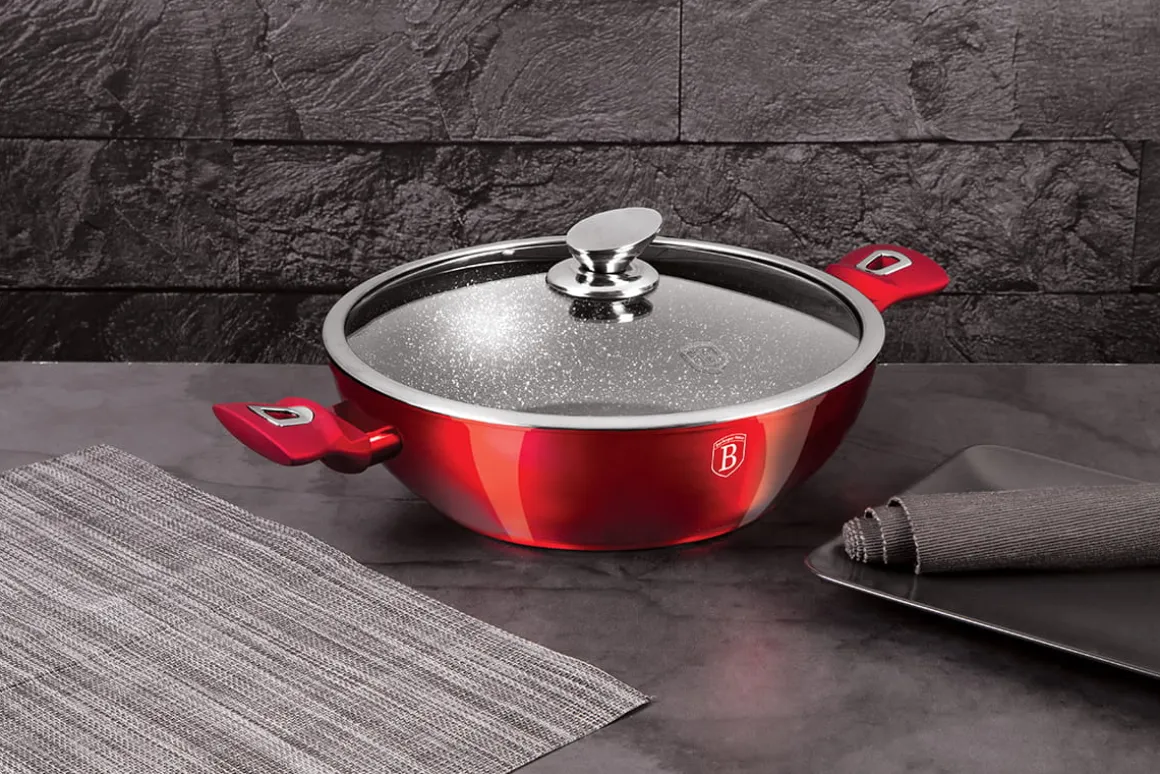 GARNEK GRANITOWY WOK 28cm BERLINGER HAUS BH-7110
