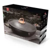 GARNEK GRANITOWY WOK 30cm BERLINGER HAUS BLACK ROSE BH-7112