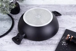 GARNEK GRANITOWY WOK 30cm BERLINGER HAUS BLACK ROSE BH-7112