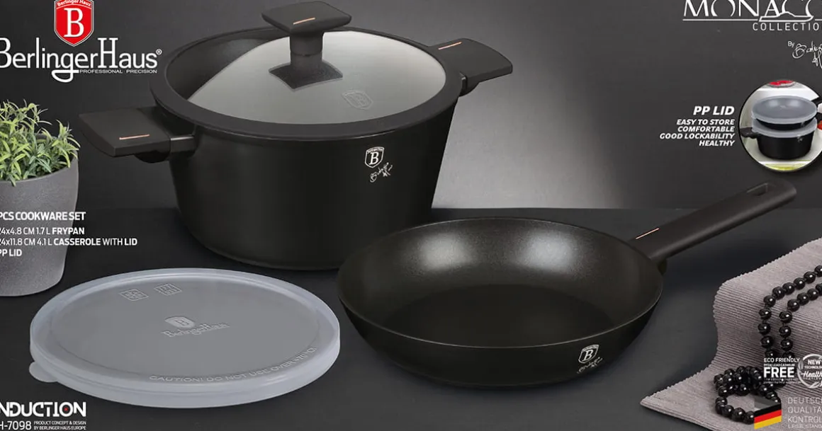 GARNEK I PATELNIA TYTANOWA BERLINGER HAUS BH-7098 MONACO