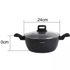 GARNEK MARMURKOWY KLAUSBERG 24cm 3,7L KB-7671