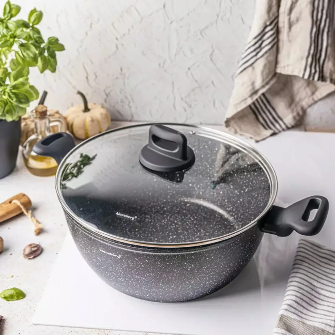 GARNEK MARMURKOWY KLAUSBERG 28cm 5,7L KB-7672
