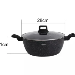 GARNEK MARMURKOWY KLAUSBERG 28cm 5,7L KB-7672