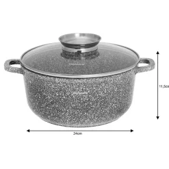 GARNEK MARMURKOWY 4,5L 24cm KLAUSBERG KB-7522