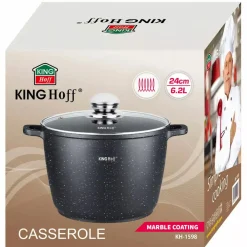 GARNEK MARMUROWY 24cm KINGHOFF KH-1598 6,2L