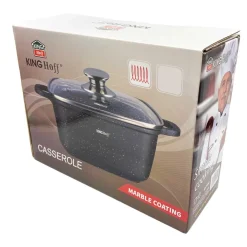 GARNEK MARMUROWY 28cm KINGHOFF KH-1605 6,5L