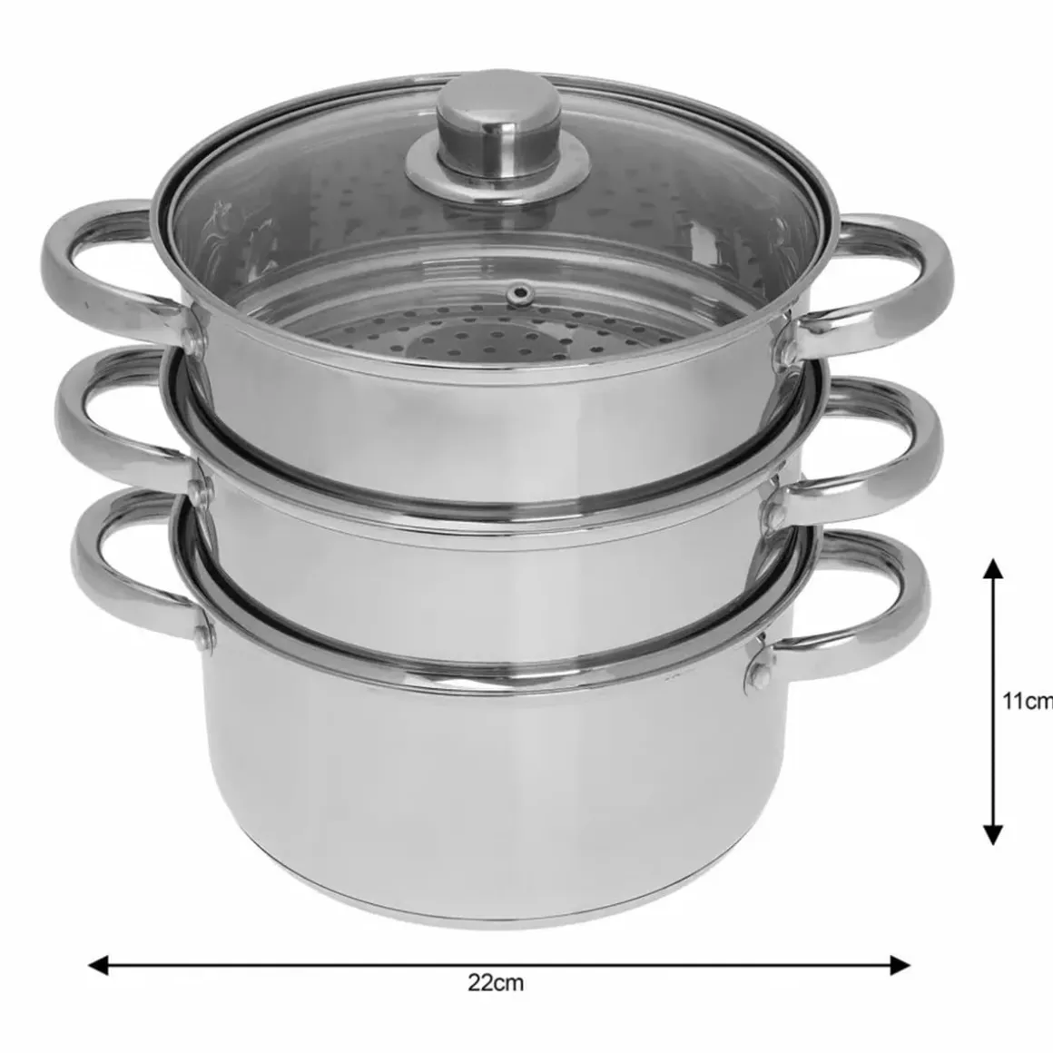 GARNEK NA PARĘ KINGHOFF 4 ELEM. 22cm KH-3328