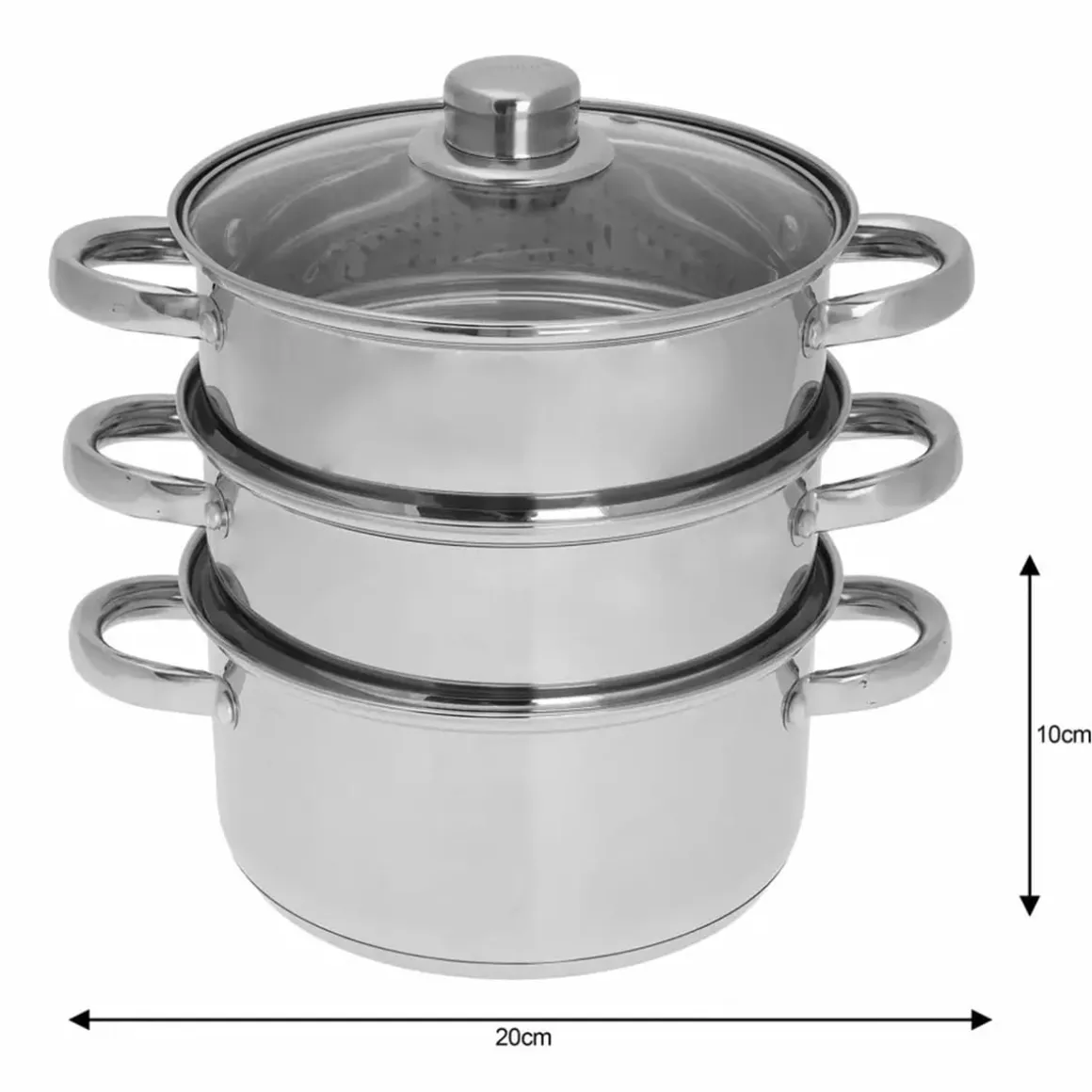 GARNEK NA PARĘ KINGHOFF 4 ELEM. 20cm KH-3321