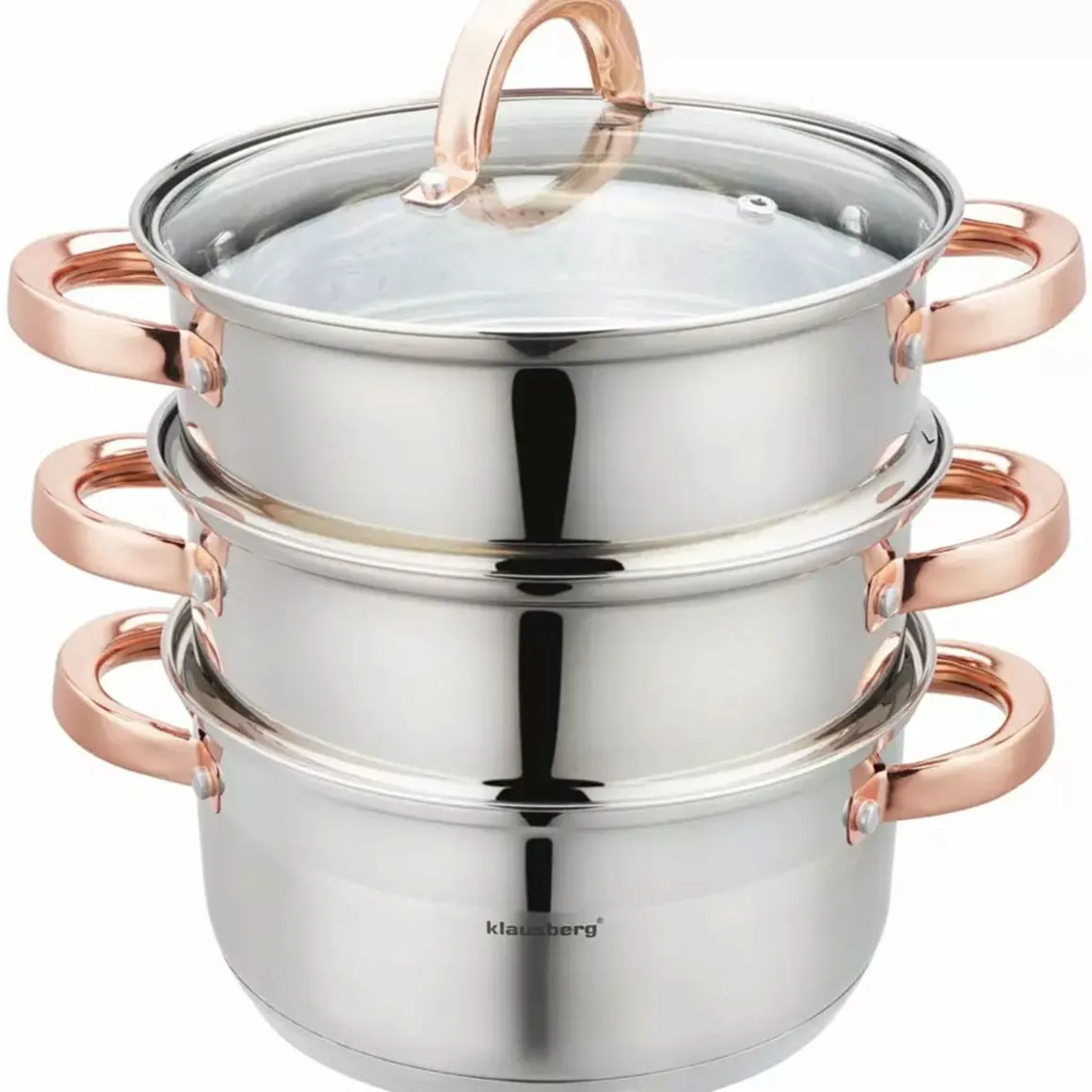 GARNEK NA PARĘ KLAUSBERG 4 ELEM. 20cm KB-7729 ROSE GOLD