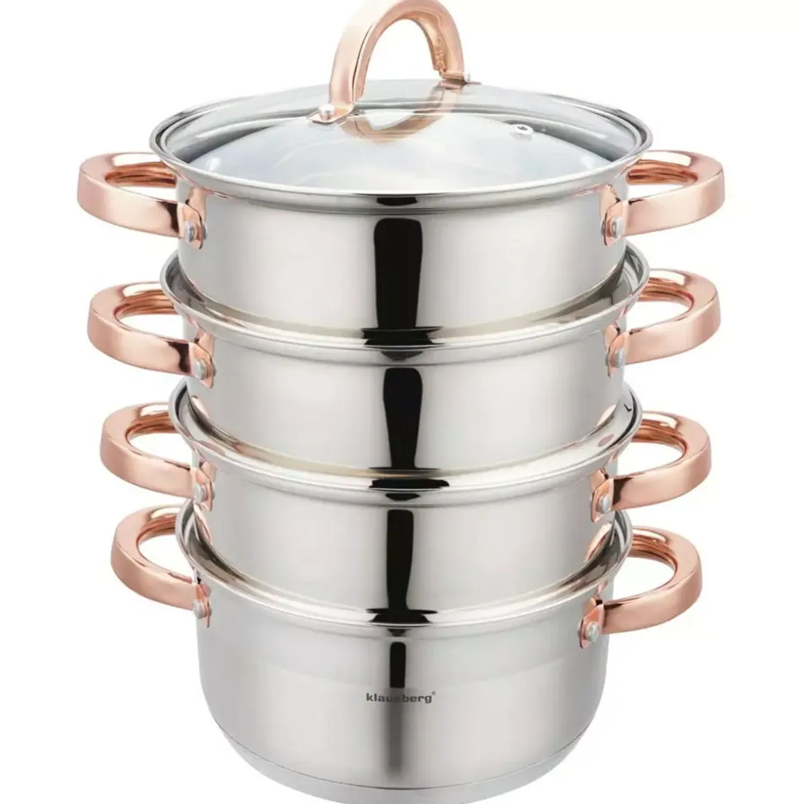 GARNEK NA PARĘ KLAUSBERG 5 ELEM. 20cm KB-7730 ROSE GOLD