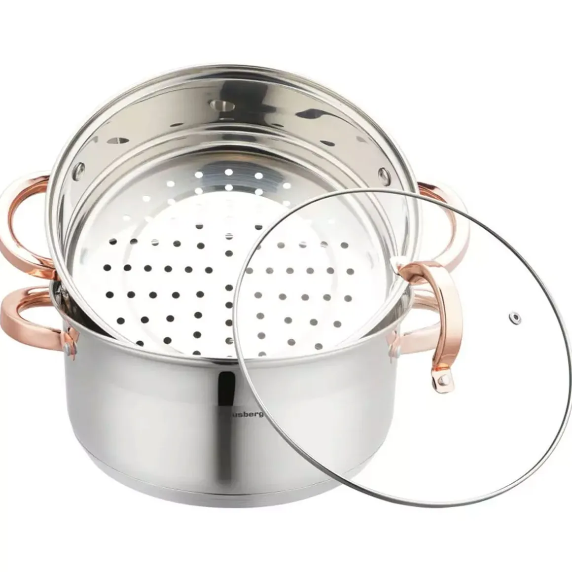 GARNEK NA PARĘ KLAUSBERG 3 ELEM. 24cm KB-7734 ROSE GOLD