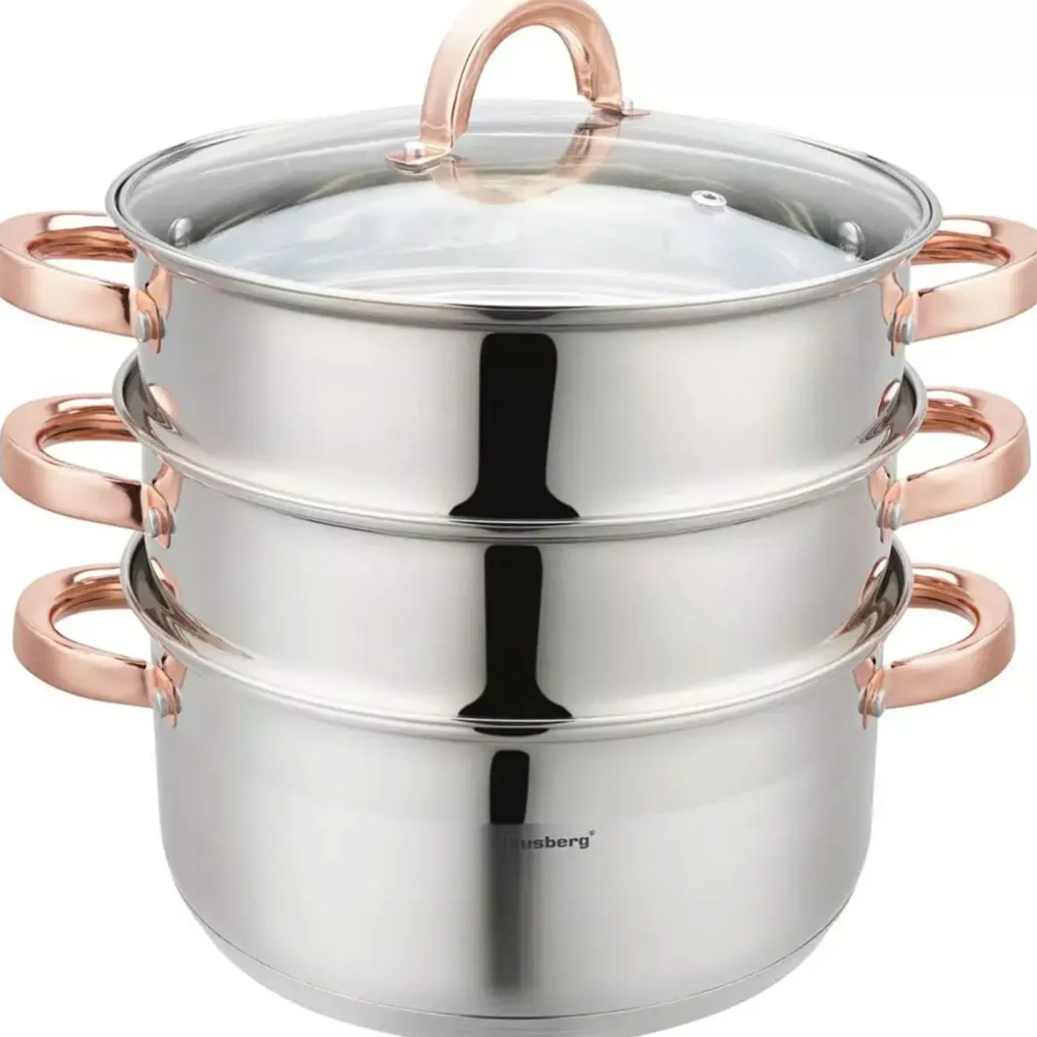 GARNEK NA PARĘ KLAUSBERG 4 ELEM. 24cm KB-7735 ROSE GOLD