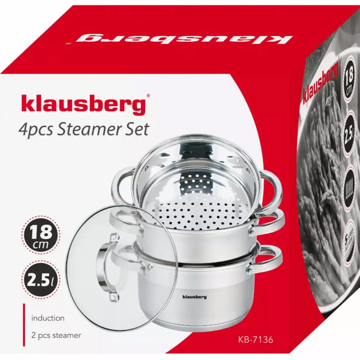 GARNEK NA PARĘ KLAUSBERG 4 ELEM. 18cm KB-7136