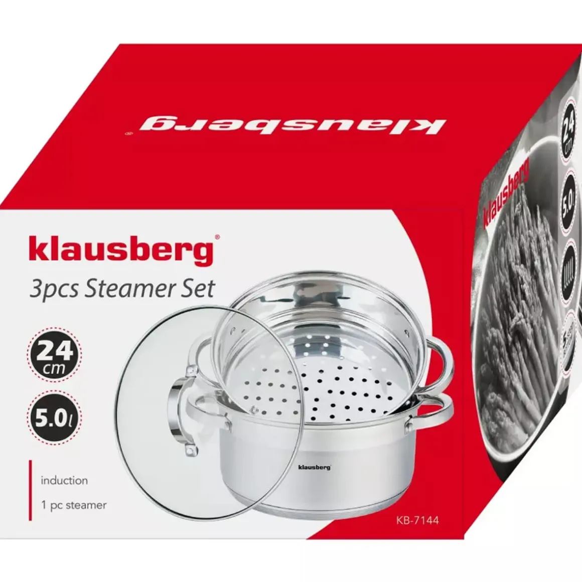 GARNEK NA PARĘ KLAUSBERG 3 ELEM. 24cm KB-7144