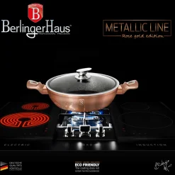 GARNEK TYTANOWY BERLINGER HAUS 28cm BH-1519 ROSE GOLD